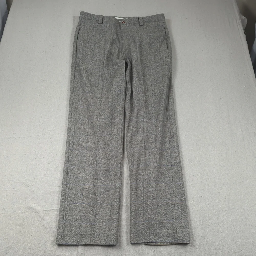Orvis Pants Mens 34x31 Gray Wool Cashmere Office Preofesional Signature